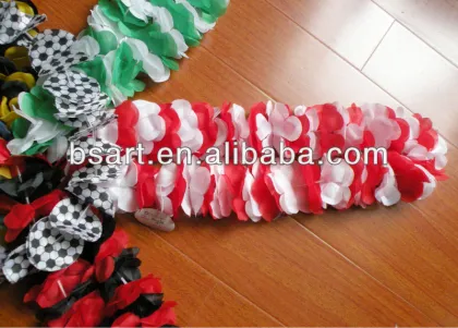 flower lei,football flower lei,soccer flower lei,flag flower lei