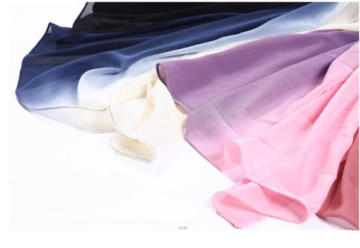 180x75cm Ombre Gradual Change Chiffon Hijab Scarf for Muslim Women - Allch Wholesale