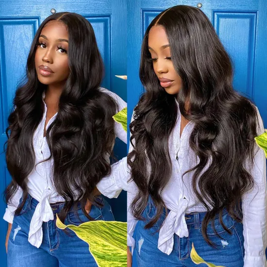 unprocessed raw remy swiss closure 13x6 hd virgin human hair 360 transparent clear lace frontal wig with baby hair from Indian