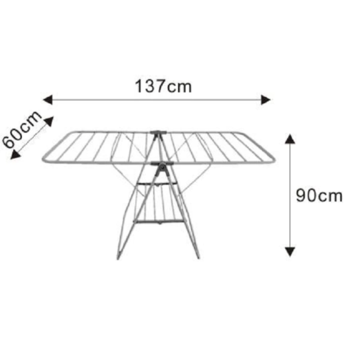 Foldable drying rack for home balcony