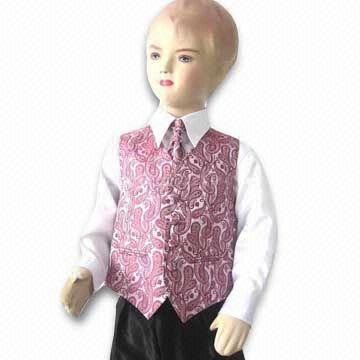 Children's Vest, Made of 100% Microfiber, Customized Sizes are Accepted