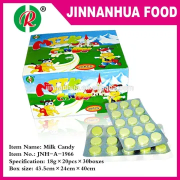 A.S.E tablet milk candy