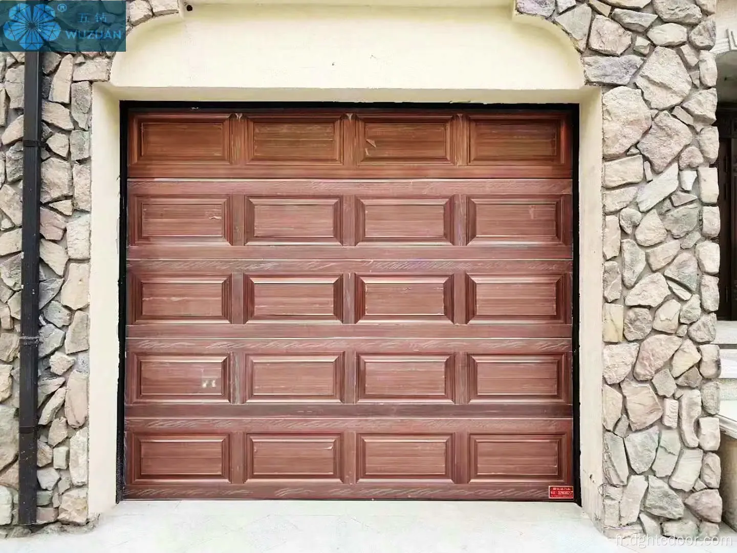 Panneaux en alliage en aluminium moderne Porte de garage aérien