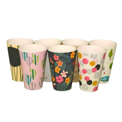 Eco-Friendly Reusable Biodegradable Bamboo Fiber Coffee Cups