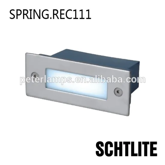 Die-cast Aluminium+St.304+ glass 220-240V IP54 outdoor led wall recessed light