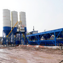 HZS75 fixed ready mixed calibration concrete batching plant