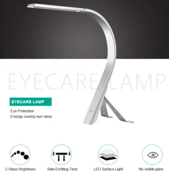 Silver Desk LED Lamp For Decoration In Home