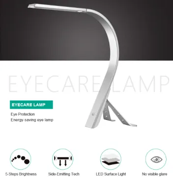 Silver Desk LED Lamp For Decoration In Home