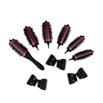 Six Piece Salon Curling Comb Set - Heat Resistant Aluminum Copper Hair Brush