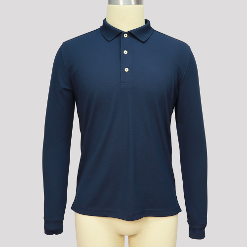 Mens Casual Polo Shirt Collared long sleeve polo shirts Factory