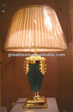 2015 Hot Sale European Modern Style Series Table Lamp with pleat fabric shade