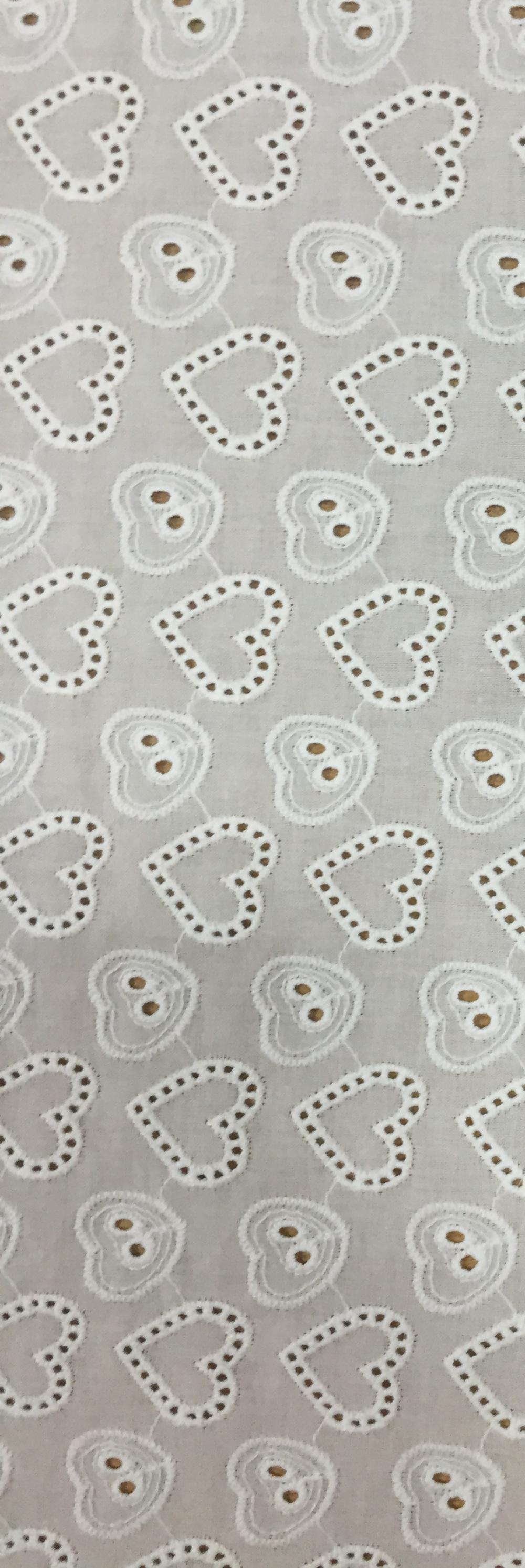 Two kinds of love Cotton Embroider Fabric