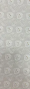 Two Kinds Of Love Cotton Embroider Fabric