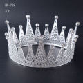 Corona de desfile de diamantes de imitación simple y elegante