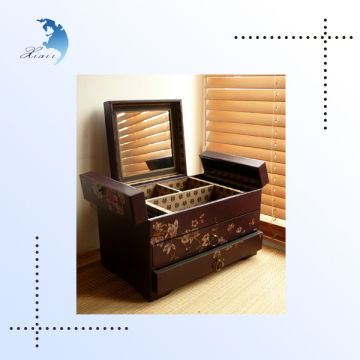 China supplier customized traditional wooden jewelry packaging box