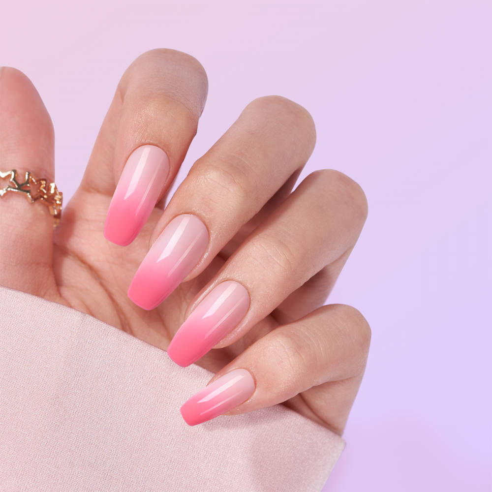 blush press on nails