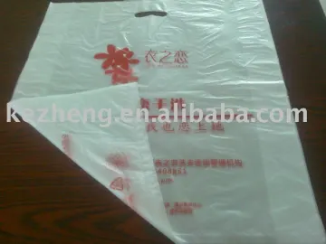 Love Of Clothes Patch Handle Plastic Bag