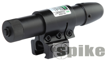 SPIKE Adjustable tactical Green laser sight /laser green with rat tail/pressure switch&two mounts