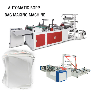 Automatic Side Sealing Wicket BOPP Self Adhesive Film Bag Sealing & Cutting Machine