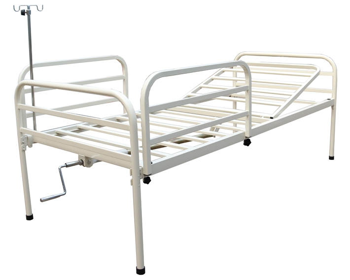 One Crank Mechanical Bed With Safety Sides, High Quality One Crank Mechanical Bed With Safety