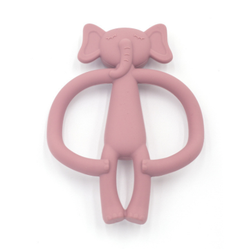 Elefante creativo de silicona de elefante baby teether