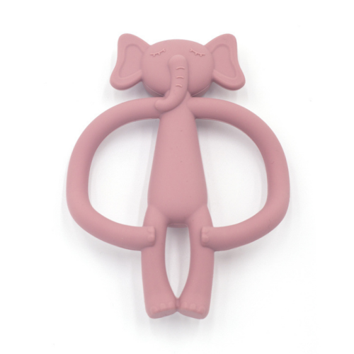 Food Grade Silicone Chew Toys Creative Custom Elephant Silicone Baby Teether Supplier