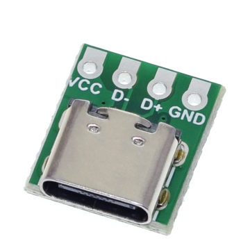 TZT USB 3.1 Type C 16 Pin Connector Adapter for Data Transfer