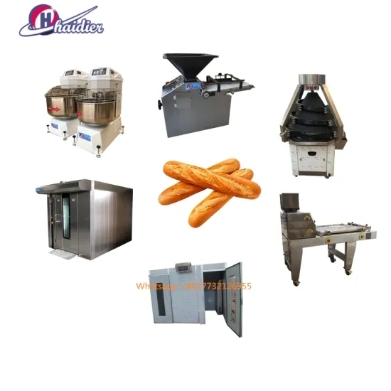 French Hot Dog Baguette Machine Bakery Equipment Full Set for Sale