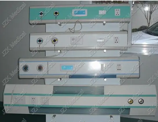 Hospital bed head unit for hospital ward use