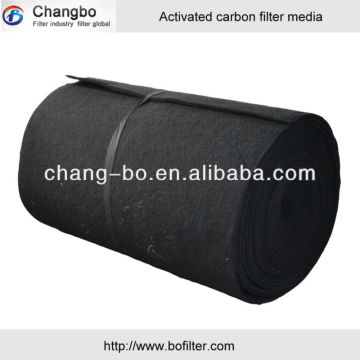 Activated carbon filter/good filtration activated carbon filter media roll