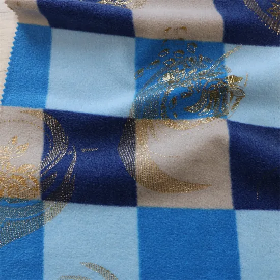 Polar Fleece printed designs anti-pilling fleece fabric