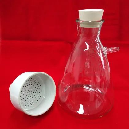 Clear Quartz Glass Volumetric Flask