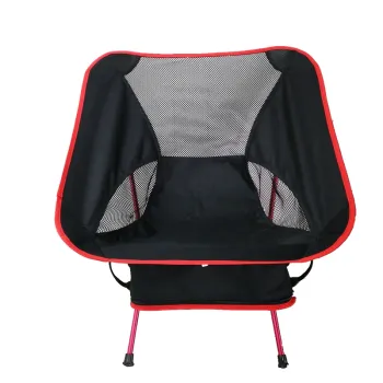 Ultralight Portable Folding Fishing Chairs with Carry Bag - Heavy Duty 110kg Capacity for Camping and Beach