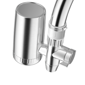 Home Water Filtration System: Tap Faucet Purifier with Ceramic Filters for Kitchen