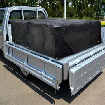 6x10 retractable black mesh net roll