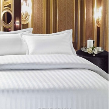 stipe jacquard 4pc bedding set,5 star hotel linen