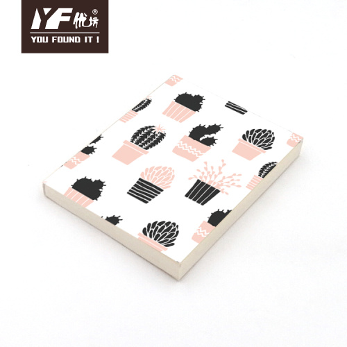 Glue Notebook Custom colorful cactus style cute pocket notebook Factory