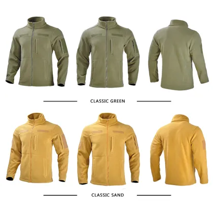 Men's Customized 100% Polyester Soft Shell Jacket - Windproof Outdoor Wear