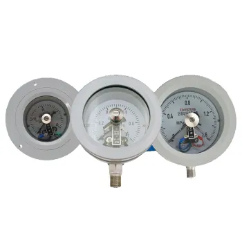 Explosion-Proof & Shock Resistant Inductive Mine Bottom Electric Contacts Pressure Gauge - ExdIICT6