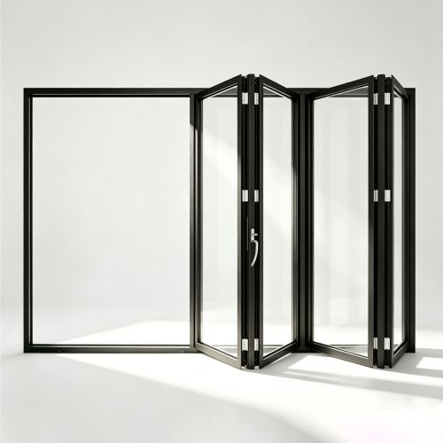 Portes pliantes en aluminium certifiées CSA NFRC