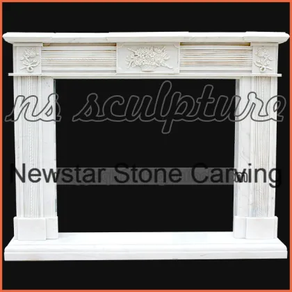 Cheap Beauty White Regency Fireplace Mantel Mf1712