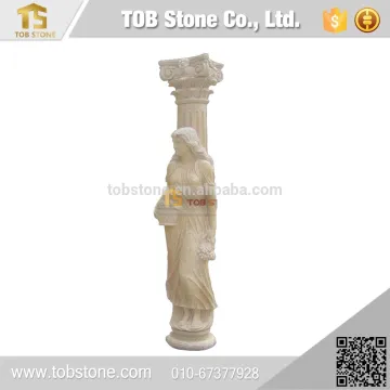 antique marble column pedestal