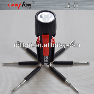 multi screwdriver with torch, multi tool, multi torch 8 in one screwdriver