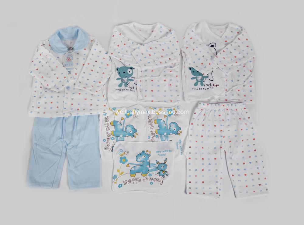 8 Pcs Newborn Baby Luxury Clothes Gift Sets(100% Cotton)