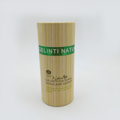 Cylinder Skincare Packaging Paper Tube Box
