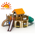 Yellow House Roof Combination Playground For Sale