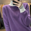 Halbschildkragenpullover Pullover -Pullover -Pullover