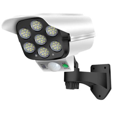 High-Quality Solar-Powered Monitoring Wall Light - 1200mAh Battery, Anti-Theft LED Camera