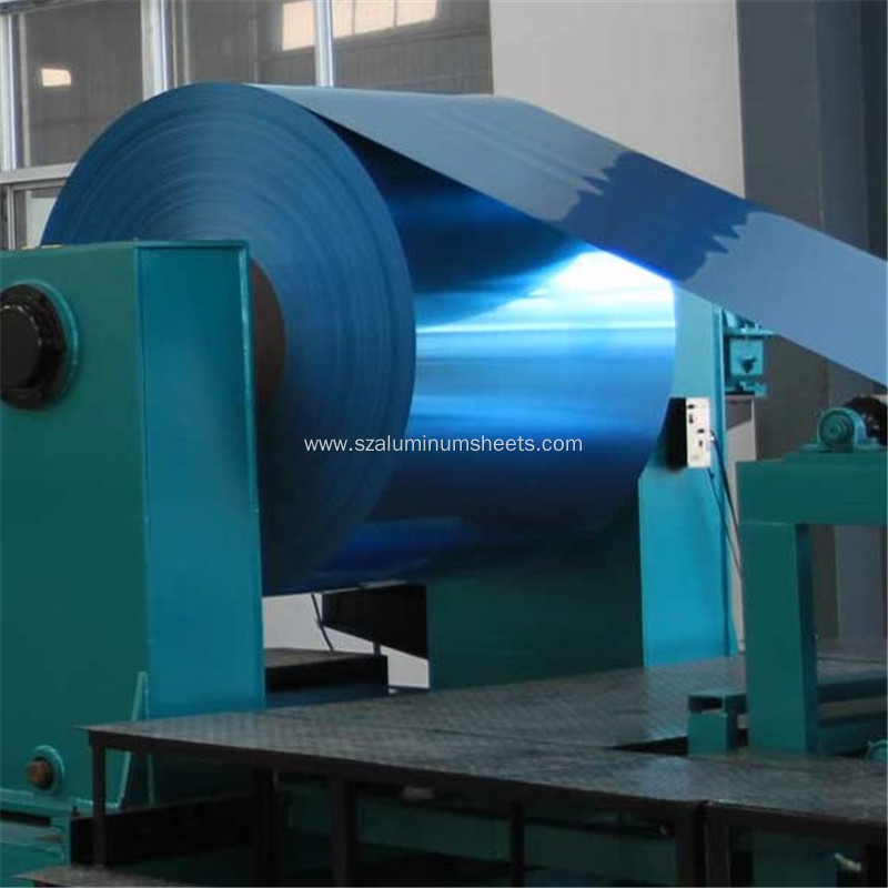 Epoxy coating aluminum foil coil for marine