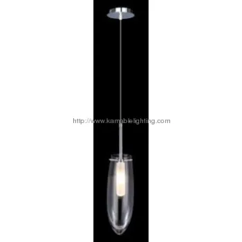 Modern lighting clear glass shade pendants